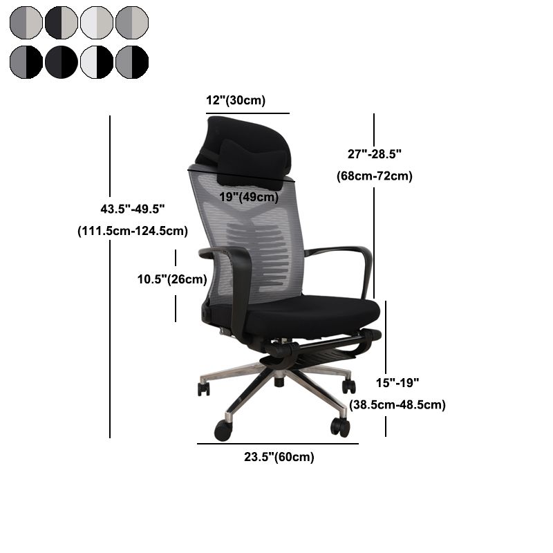 Hoge rug ergonomische bureaustoel Moderne Executive Swivel Arm Chair