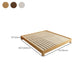 Contemporary 9.45 " Tall Solid Color Wood Platform Bed Frame