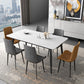 Simple Home Sintered Stone Dining Table Rectangle Shape Dining Table with 4 Legs Base Clearhalo ' dining_table' 'Dining Tables & Seating' 'Dining Tables' 'furn' 'furn_dining_table' 'Furniture' 'furniture_dining_table' 'Kitchen & Dining Furniture' 'kitchen&dining_furn' 'kitchen' 'kitchen_dining_table' 1200x1200_8fc911ca-9c8f-49cb-bfda-3275db5dcc84