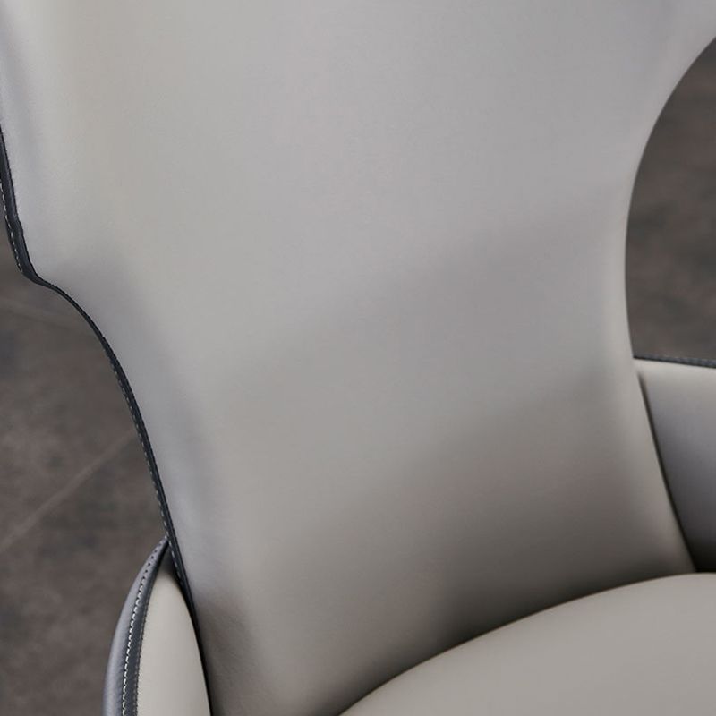 Contemporary Home Arm Chair Wingback Upholstered Metal Dining Room Chair Clearhalo ' kitchen&dining_furn' 'Dining Chairs' 'Dining Tables & Seating' 'dining_chair' 'furn' 'furn_dining_chair' 'Furniture' 'furniture_dining_chair' 'Kitchen & Dining Furniture' 'kitchen' 1200x1200_8fcad2f9-8ae1-4285-ba68-ebdb481815fa