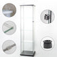 Contemporary Tempered Glass Curio Cabinet Glass Doors Display Cabinet for Bedroom Clearhalo 'Display & China Cabinets' 'display_china_cabinets' 'furn' 'furn_display_china_cabinets' 'Furniture' 'Kitchen & Dining Furniture' 1200x1200_8fcd289e-267d-4df8-a098-a23f1ec775ae