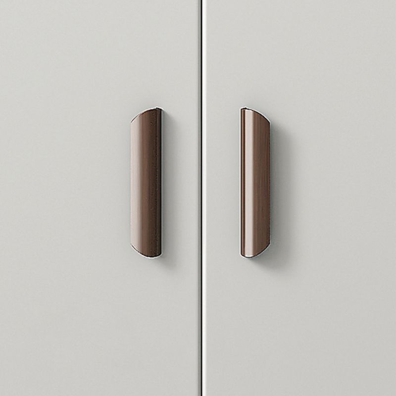 Table du buffet en bois d'ingénierie serveur moderne avec porte en verre