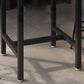 Industrial Wood Indoor Pub Bar Table Black Iron Bar Dining Table with 4-Prong Pedestal Clearhalo 'Bar Furniture' 'Bar Tables' 'bar_tables' 'furn' 'furn_bar_tables' 'Furniture' 'furniture_bar_tables' 'Kitchen & Dining Furniture' 1200x1200_8fcdccd9-5f43-4bb8-8f53-a131b684deab