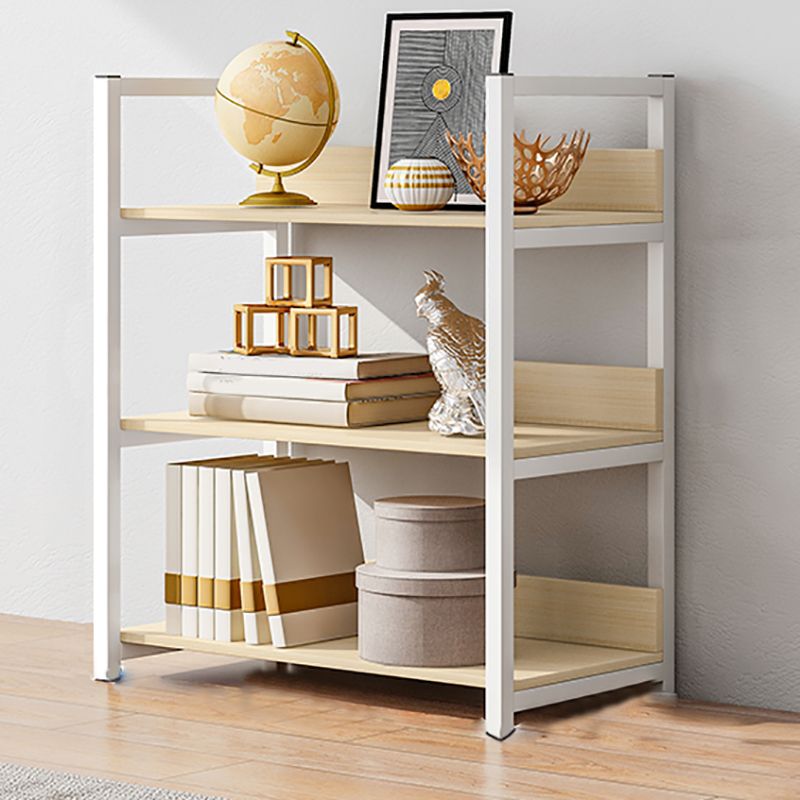 Industrial Vertical Etagere Bookshelf Steel Frame Manufactured Wood Shelf Bookshelf Clearhalo 'Bookcases' 'furn' 'furn_bookcases' 'Furniture' 'furniture_bookcases' 'kitchen' 'kitchen_bookcases' 'Living Room Furniture' 'Office Furniture' 1200x1200_8fce798b-912d-4813-9160-d6054f0cb182
