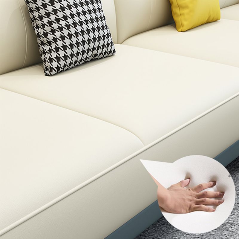 Presentatore sezionale con cuscino posteriore e braccio top per cuscino per il roo vivente