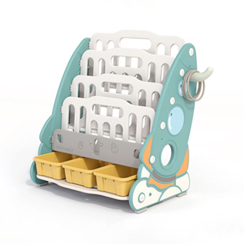 Scaffali di plastica moderna e contemporanea Libreria per bambini scaffale