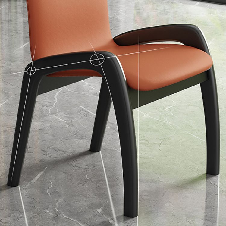 Modern Wood Dining Armless Chair Upholstered Side Chairs for Restaurant (Set of 2) Clearhalo ' kitchen&dining_furn' 'Dining Chairs' 'Dining Tables & Seating' 'dining_chair' 'furn' 'furn_dining_chair' 'Furniture' 'furniture_dining_chair' 'Kitchen & Dining Furniture' 'kitchen' 1200x1200_8fd44c48-9f6c-4f47-b977-d093e60911a4