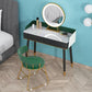 Contemporary Wooden Makeup Vanity Set Slate Top 2-Drawer Dressing Table Clearhalo 'Bedroom Furniture' 'furn' 'furn_makeup_vanities' 'Furniture' 'Makeup Vanities' 'makeup_vanities' 1200x1200_8fd4fa58-3f7f-4ed0-9679-77a1a1601710