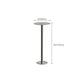 Industrial Pedestal Bar Table 43.3"H Metal Bistro Bar Desk in Silver