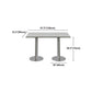 Industrial Style Dining Site Table Stainless Steel Dining Room Collection Clearhalo ' dining_table' 'Dining Tables & Seating' 'Dining Tables' 'furn' 'furn_dining_table' 'Furniture' 'furniture_dining_table' 'Kitchen & Dining Furniture' 'kitchen&dining_furn' 'kitchen' 'kitchen_dining_table' 1200x1200_8fd60331-0f3f-4d2a-87dc-96cd5b09c821