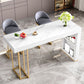 Contemporary Style Rectangle Bar Table Stone Fixed Bistro Bar Desk Clearhalo 'Bar Furniture' 'Bar Tables' 'bar_tables' 'furn' 'furn_bar_tables' 'Furniture' 'Kitchen & Dining Furniture' 1200x1200_8fd79def-a3e6-4c8a-9514-ddd10eb917de