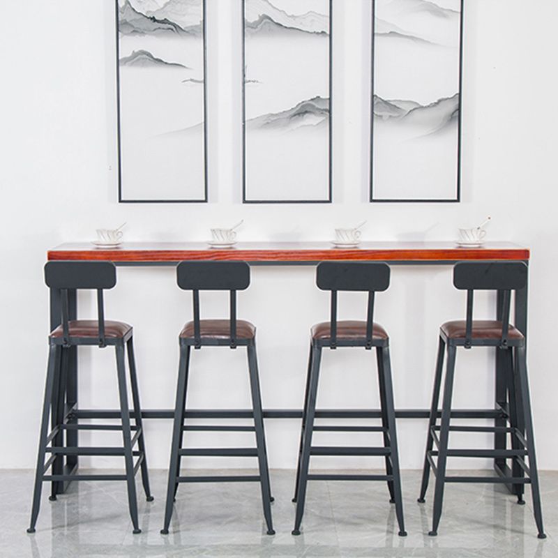 Dennenhout bar met barstafel industriële stijl bars tafel voor eetkamer keuken