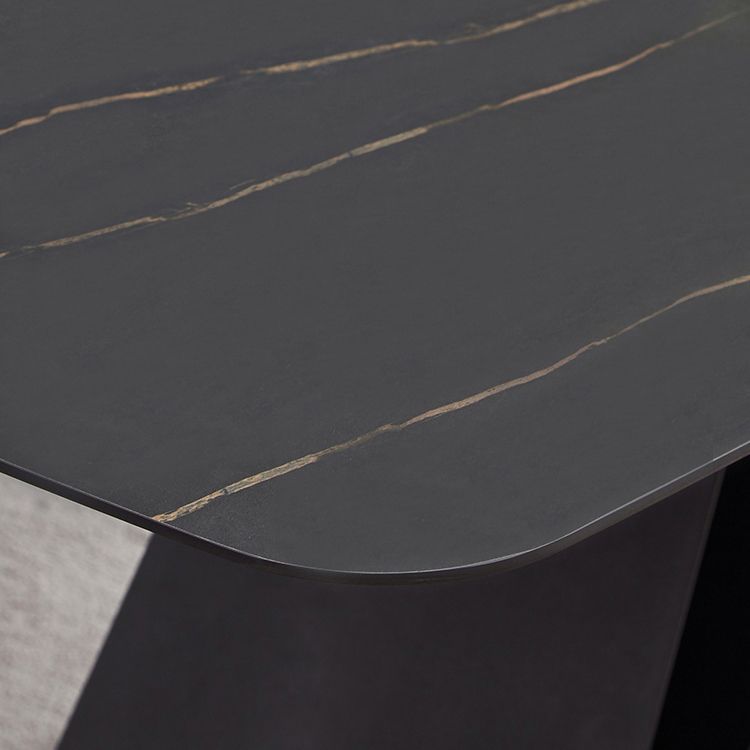 Contemporary 1/4/5/6 Pieces Dining Set Black Rectangle Dining Table Set Clearhalo 'Dining Room Sets' 'Dining Tables & Seating' 'dining_room_set' 'furn' 'furn_dining_room_set' 'Furniture' 'furniture_dining_room_set' 'Kitchen & Dining Furniture' 'kitchen&dining_furn' 'kitchen' 1200x1200_8fd7d2e2-3273-4791-a43e-5ff9d18be3c1