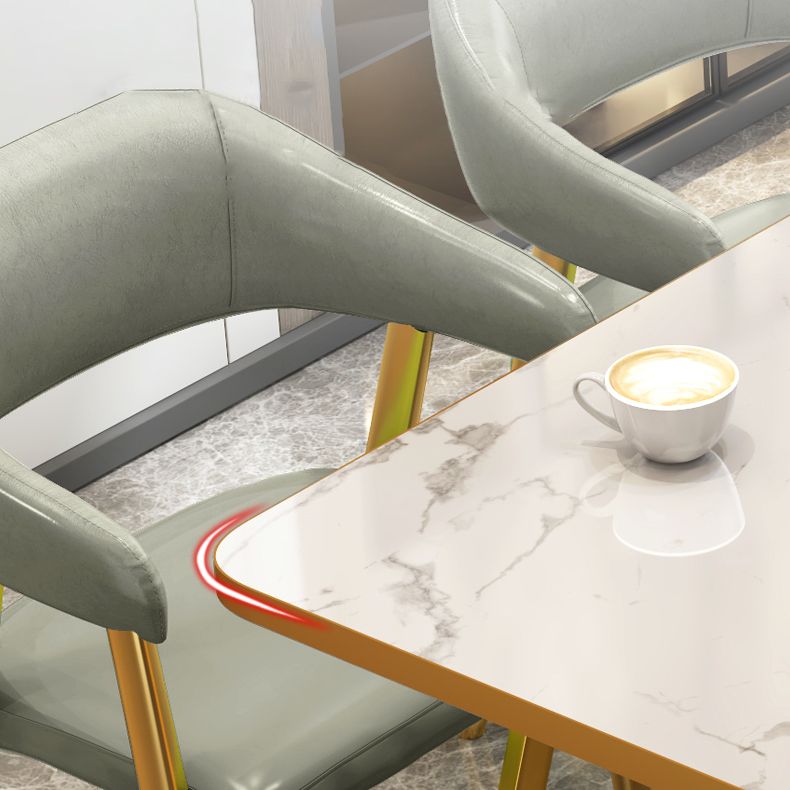 Glam 1/2/5 Pieces Dining Set Stone Geometry Wood Dining Table for Dining Room Clearhalo 'Dining Room Sets' 'Dining Tables & Seating' 'dining_room_set' 'furn' 'furn_dining_room_set' 'Furniture' 'furniture_dining_room_set' 'Kitchen & Dining Furniture' 'kitchen&dining_furn' 'kitchen' 1200x1200_8fd82a86-52b6-4320-95b9-088d2d5f2cc1