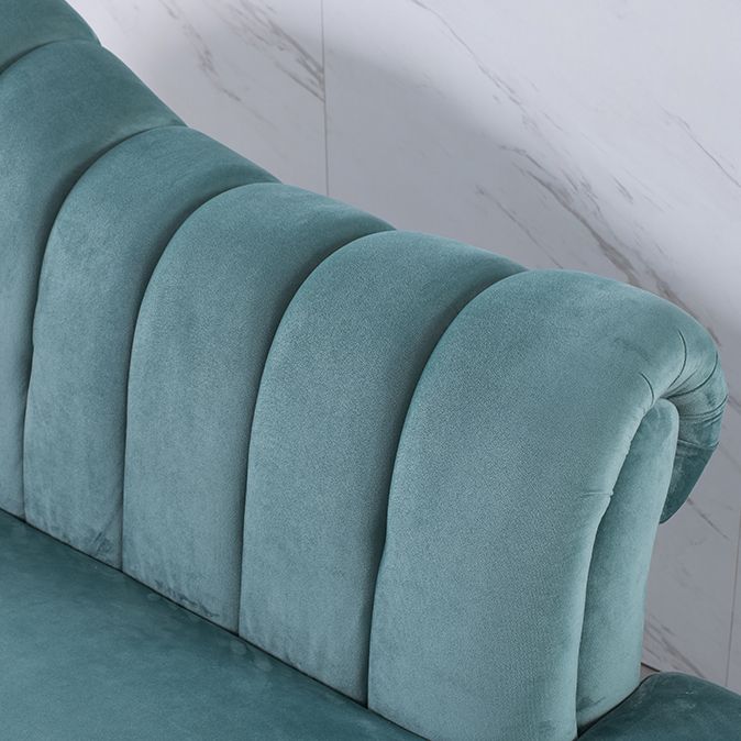Luxury Style Velvet Chaise Lounge Bedroom Rolled Arms Chaise Clearhalo 'Chairs & Seating' 'Chaise Lounge' 'chaise_lounge' 'furn' 'furn_chaise_lounge' 'Furniture' 'Living Room Furniture' 1200x1200_8fd85ece-ab2b-471c-8f86-33b06d586f72