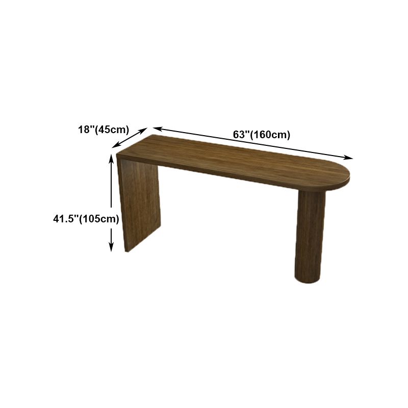 Pine Wood Bar Dining Table Modern Bar Table with Double Pedestal for Dining Room Clearhalo 'Bar Furniture' 'Bar Tables' 'bar_tables' 'furn' 'furn_bar_tables' 'Furniture' 'furniture_bar_tables' 'Kitchen & Dining Furniture' 1200x1200_8fdf44dc-e88f-49b8-84d7-1945a1f3fa0c