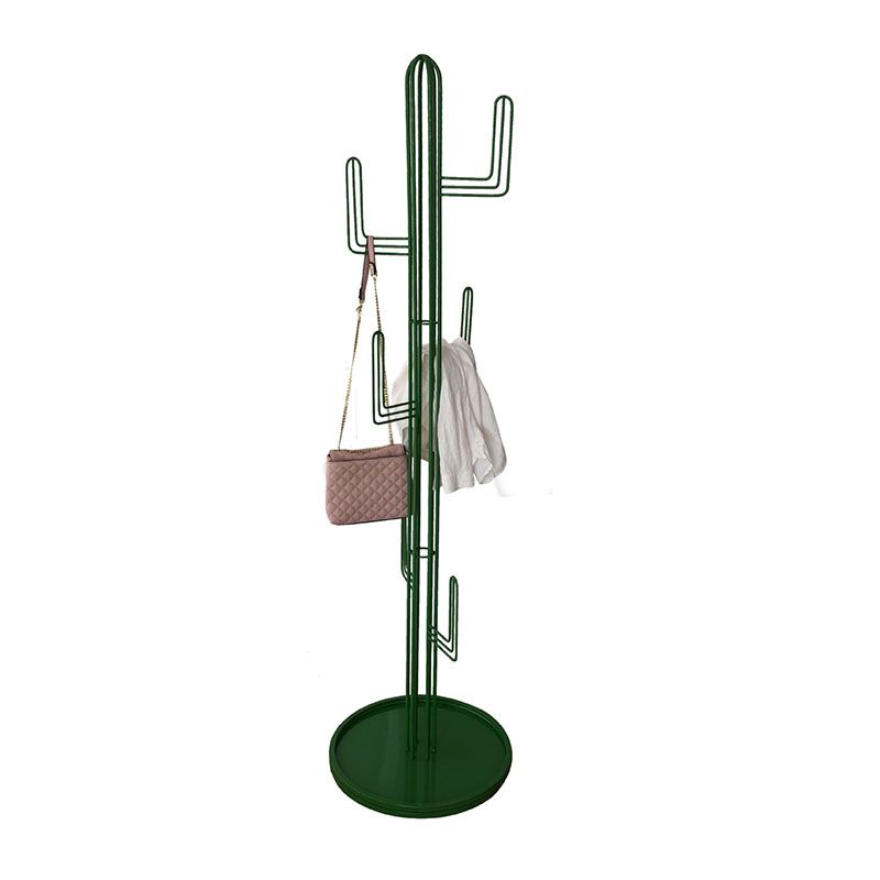 Iron Coat Hanger Free Standing 70.86 Inch Coat Rack for Living Room Clearhalo 'Entry & Mudroom Furniture' 'furn' 'furn_hall_tree_coat_racks' 'Furniture' 'Hall Trees & Coat Racks' 'hall_tree_coat_racks' 1200x1200_8fe251a9-c565-470d-a6db-f9c4590909b9
