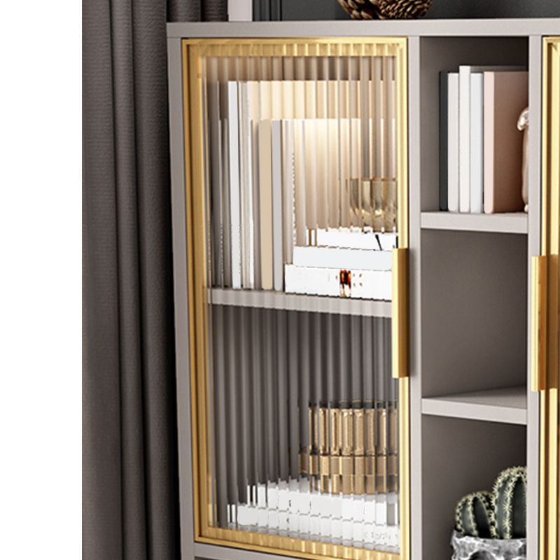 Bureau en pierre de style contemporain Bureau de forme rectangulaire Bureau de tâche en champagne / blanc