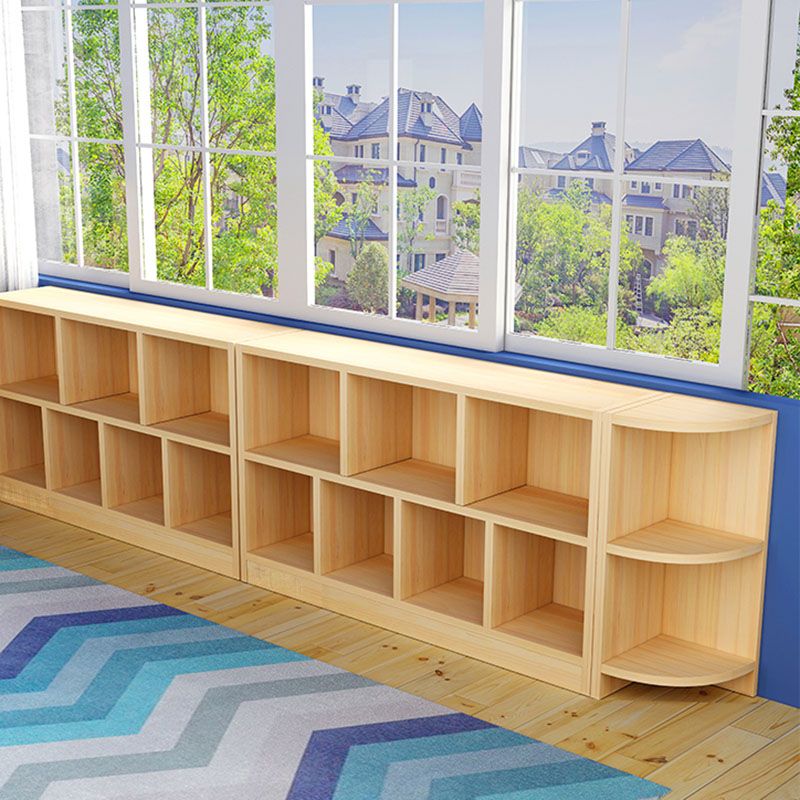 Closed Back Standard Bookshelf Wooden Contemporary Bookcase with Shelves Clearhalo 'Bookcases' 'furn' 'furn_bookcases' 'Furniture' 'Office Furniture' 1200x1200_8fe388b2-2cfe-4cca-abc6-9a10fee5d767