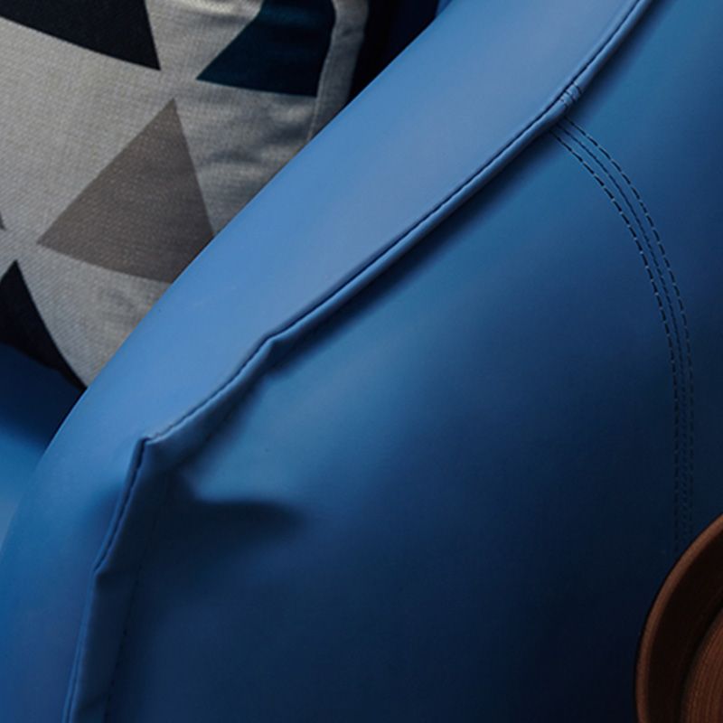 Solid Color Living Room Leather Arms Included with Goldtone Legs Barrel Chair Clearhalo 'Accent Chairs' 'accent_chairs' 'Chairs & Seating' 'furn' 'furn_accent_chairs' 'Furniture' 'Living Room Furniture' 1200x1200_8fe4e2fa-52ca-45fd-9806-84278dd45ee7