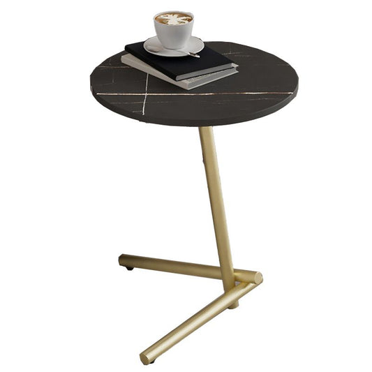 Pedestal Round End Table Minimalist Side End Table for Living Room Clearhalo 'Coffee & Accent Tables' 'End & Side Tables' 'end_side_tables' 'furn' 'furn_end_side_tables' 'Furniture' 'Living Room Furniture' 1200x1200_8fe5e687-c192-4d62-93cb-b75c39c6549b