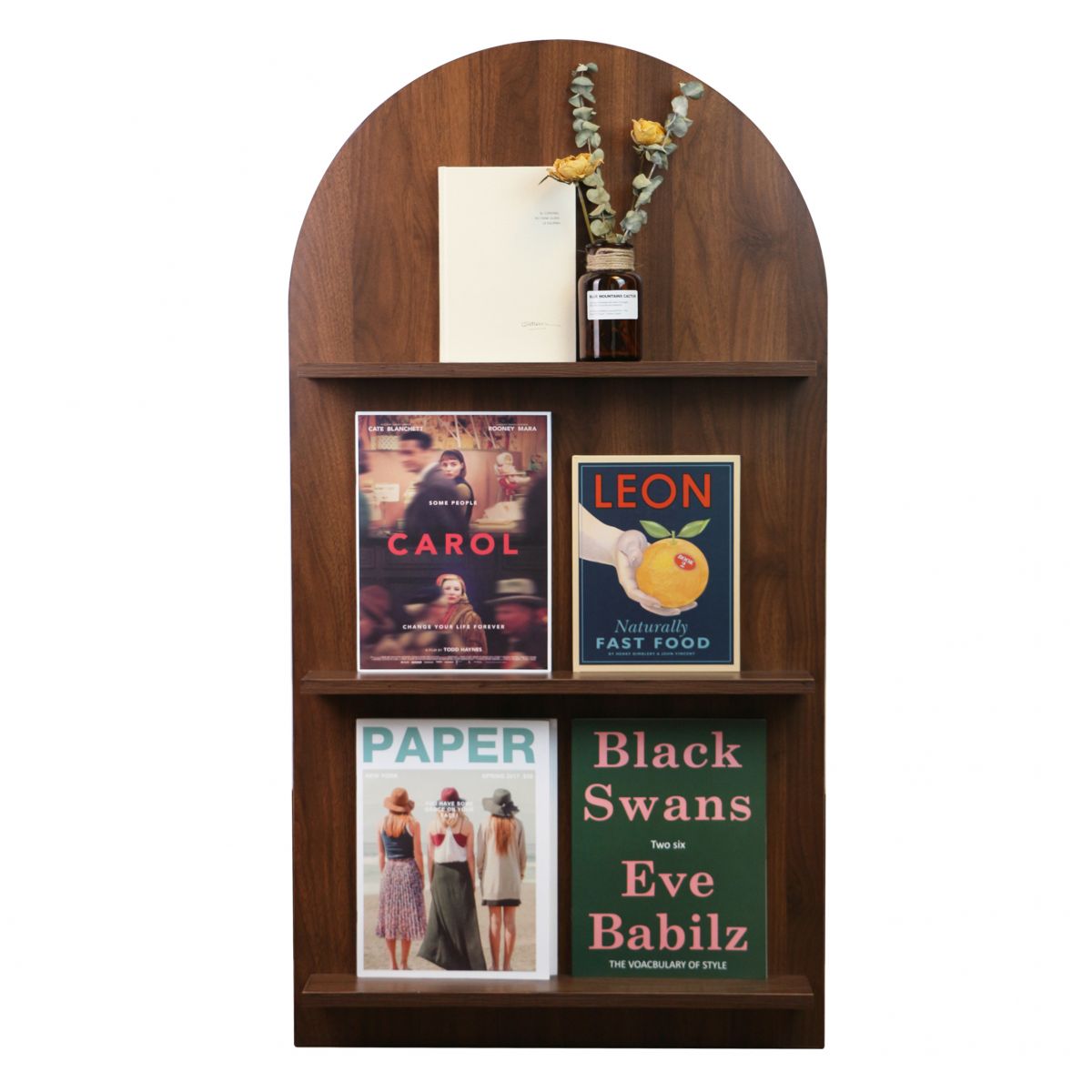 3-Shelf Wood Standard Bookshelf 43.3"H Contemporary Closed Back Bookshelf Clearhalo 'Bookcases' 'furn' 'furn_bookcases' 'Furniture' 'furniture_bookcases' 'Office Furniture' 1200x1200_8fe629c2-5fe5-4035-bdc2-67b7a36eb9ae