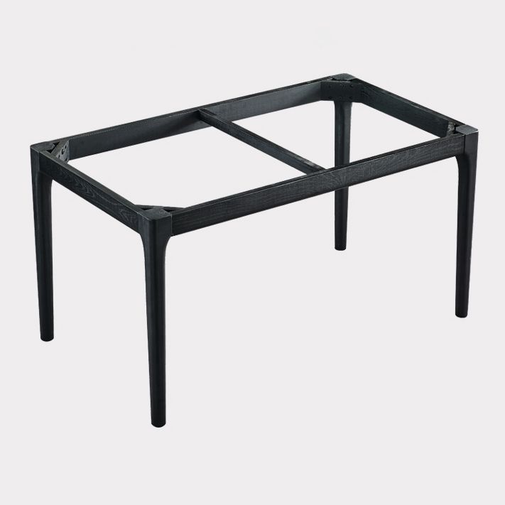 Rectangle Mid-Century Modern Dining Table Two-Color Fixed Table with Sintered Stone Clearhalo ' dining_table' 'Dining Tables & Seating' 'Dining Tables' 'furn' 'furn_dining_table' 'Furniture' 'furniture_dining_table' 'Kitchen & Dining Furniture' 'kitchen&dining_furn' 'kitchen' 'kitchen_dining_table' 1200x1200_8fe866e9-dee6-4282-be1c-2ecc64bcb08f