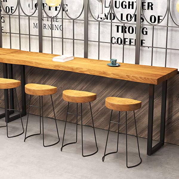 Industrial Pub Dining Set Rectangular 1/5 Pieces Counter Height Set Clearhalo 'Bar Furniture' 'furn' 'furn_home_bar_bar_sets' 'Furniture' 'Home Bars & Bar Sets' 'home_bar_bar_sets' 'Kitchen & Dining Furniture' 1200x1200_8fe8d931-f612-44e6-aac0-a86987fff635