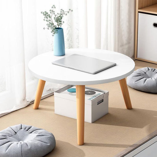 Moderno semplice 1 tavolino da caffè singolo tavolino in legno - 15,75 "D