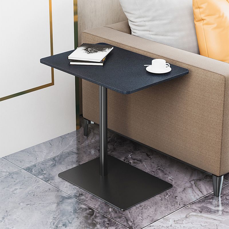 Modern Wood Side End Table Minimalist Rectangular Corner Table