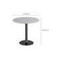 White Stone Round Dining Table Set 1/3/4/5 Pcs Modern Dinette Set Clearhalo 'Dining Room Sets' 'Dining Tables & Seating' 'dining_room_set' 'furn' 'furn_dining_room_set' 'Furniture' 'Kitchen & Dining Furniture' 1200x1200_8fec54c1-6f8a-45a0-95fe-9f1270cdd2b8
