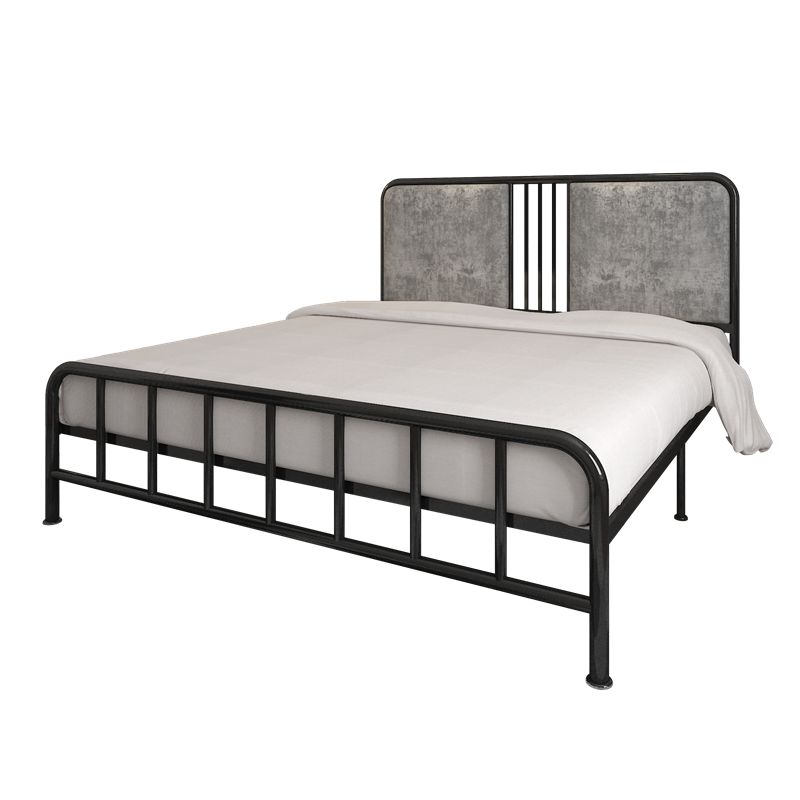 Gestoffeerd metalen open-frame bed 43,3-in High Golden Bed frame