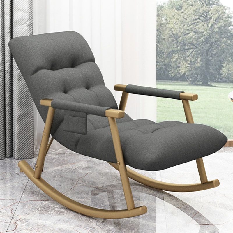 Silla de sofá de sofá simple contemporánea mecedora perezosa