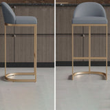 Glam 1/2/5 Stück Stange Tisch Set Rechteck Steinstange Tisch mit Metallhocker