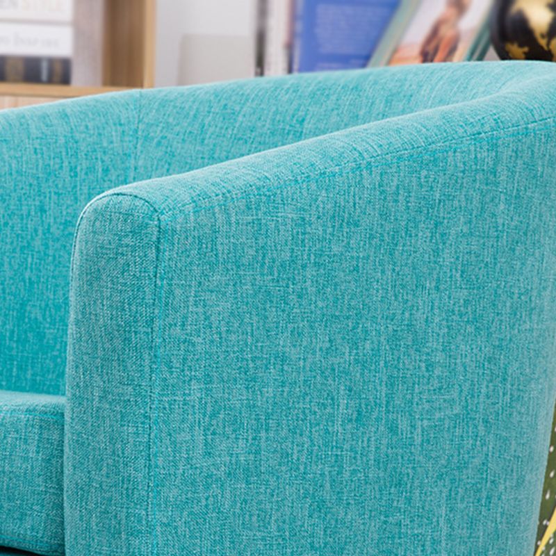 Faux Leather Accent Chair 28.34" L x 28.34" W x 25.59" H Barrel Chair Clearhalo 'Accent Chairs' 'accent_chairs' 'Chairs & Seating' 'furn' 'furn_accent_chairs' 'Furniture' 'Living Room Furniture' 1200x1200_8ff7522f-cc03-44fa-9160-4c0e24727fe8