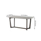 Industrial Sintered Stone Table for Restaurant Rectangle Dining Table with wooden Trestle Base Clearhalo ' dining_table' 'Dining Tables & Seating' 'Dining Tables' 'furn' 'furn_dining_table' 'Furniture' 'furniture_dining_table' 'Kitchen & Dining Furniture' 'kitchen&dining_furn' 'kitchen' 'kitchen_dining_table' 1200x1200_8ff8b31e-e24b-45ee-850c-cb569dbd6c47