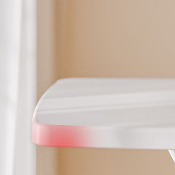 Modern Style Desk Home Writing Desk Plastic Adjustable Folding Table 29.9"L X 19.6"W Clearhalo 'furn' 'furn_office_desk' 'Furniture' 'Office Desks' 'Office Furniture' 'office_desk' 1200x1200_8ffae5ba-36e9-45e5-a8a1-4d3a118ef8e6