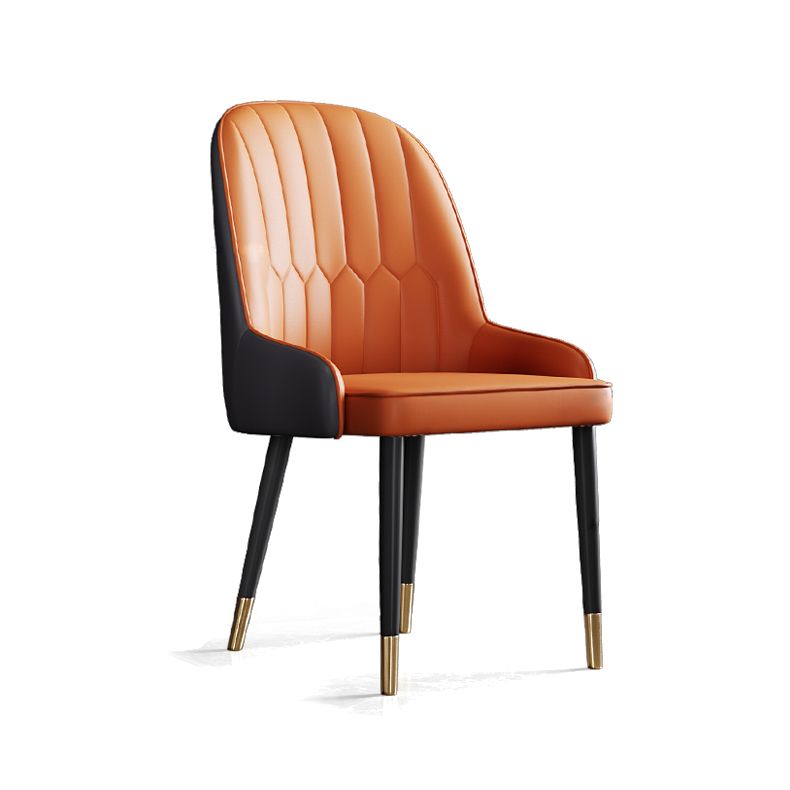 Scandinavian Style Metal Chairs Set Dining Room Kitchen Parsons Chairs Clearhalo ' kitchen&dining_furn' 'Dining Chairs' 'Dining Tables & Seating' 'dining_chair' 'furn' 'furn_dining_chair' 'Furniture' 'furniture_dining_chair' 'Kitchen & Dining Furniture' 'kitchen' 1200x1200_8ffe20f1-2687-42ec-963f-24feafd1c9f5