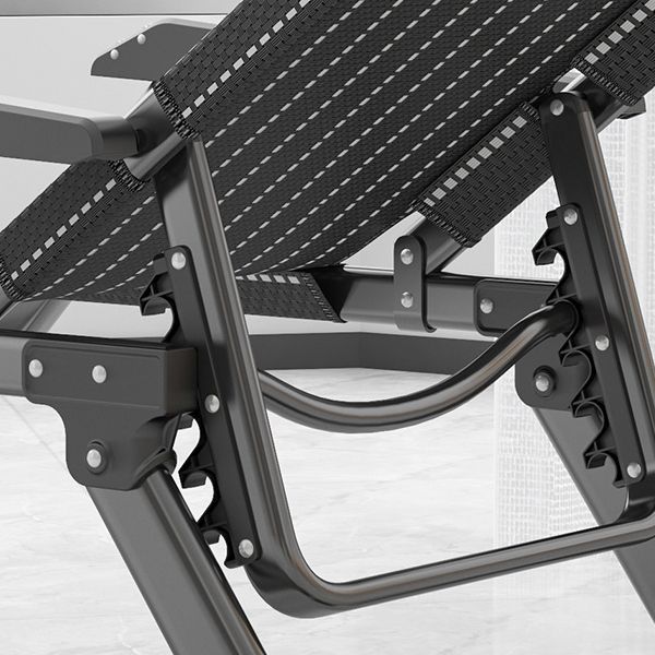 Reclinabile standard interno contemporaneo con movimento del piede indipendente e base metallica