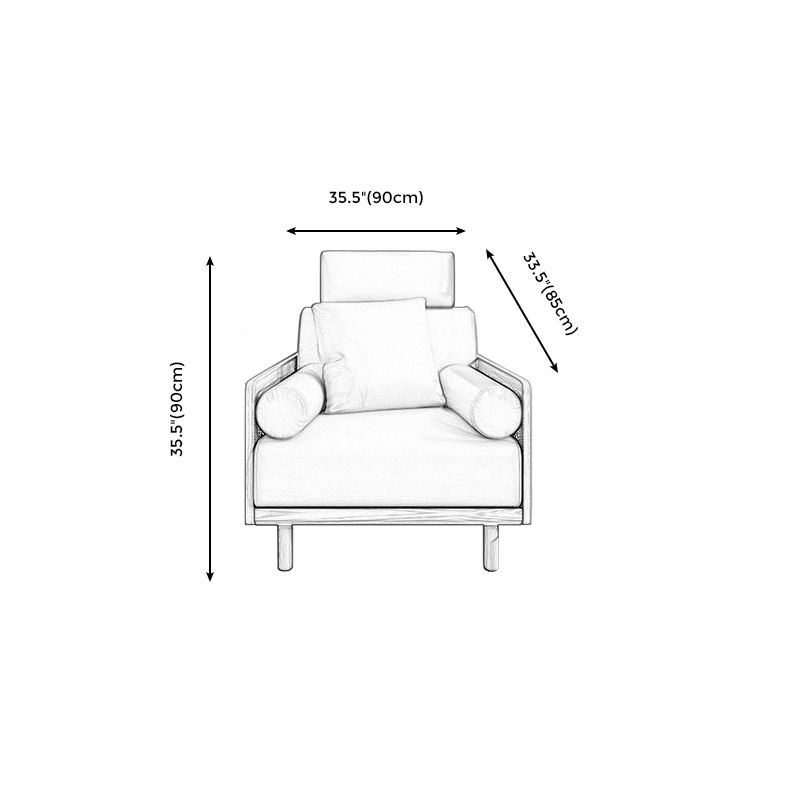 Stationary Stain-Resistant Faux Leather Settee Living Room Pillow Top Arm Sofa Clearhalo 'furn' 'furn_sofas' 'Furniture' 'furniture_sofas' 'Living Room Furniture' 'Sofa' 'sofas' 1200x1200_8fff5b35-e2fc-41c7-bc9a-7af78bd2d866
