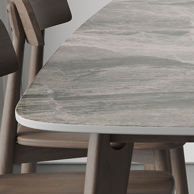 Modern Style Furniture Rectangle Stone Dining Room Table for Home