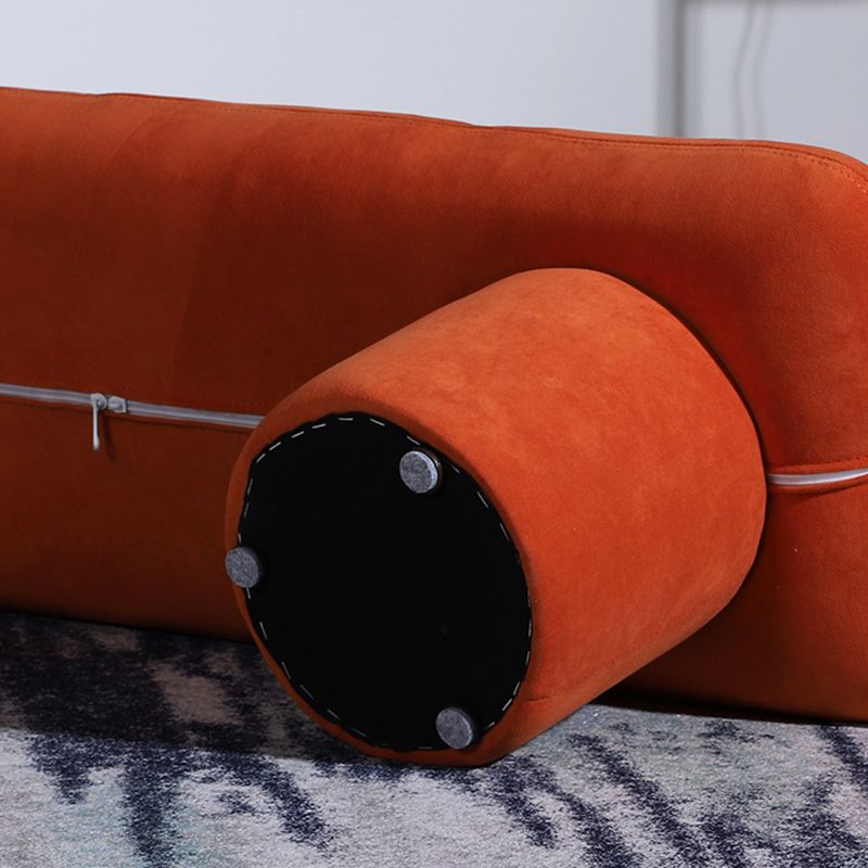 Modern Velvet Boucle Pouf Plain Rectangle Water Resistant Sherpa Pouf Clearhalo 'furn' 'furn_ottomans_poufs' 'Furniture' 'Living Room Furniture' 'Ottomans & Poufs' 'ottomans_poufs' 1200x1200_90033071-d34c-42d2-8074-8685e97c3a5d