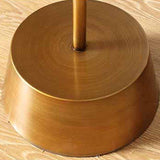 Scandinavisch ronde hout bovenste zijtafel metalen voetstuk eindtafel