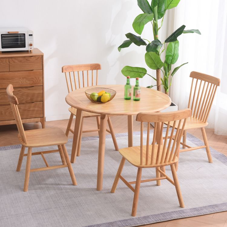 Rubberwood Solid Wood Dining Table Contemporary Style Dining Site Table with 4 Legs Clearhalo ' dining_table' 'Dining Tables & Seating' 'Dining Tables' 'furn' 'furn_dining_table' 'Furniture' 'furniture_dining_table' 'Kitchen & Dining Furniture' 'kitchen&dining_furn' 'kitchen' 'kitchen_dining_table' 1200x1200_9005566a-b964-42f2-a50f-617d4d00323f