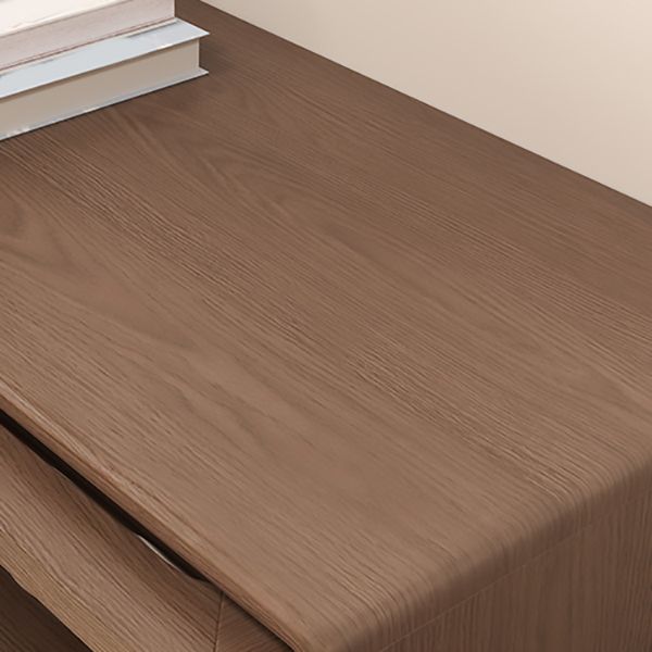 Mid-Century Modern Glass Paned Cabinet,  Solid Wood Accent Cabinet