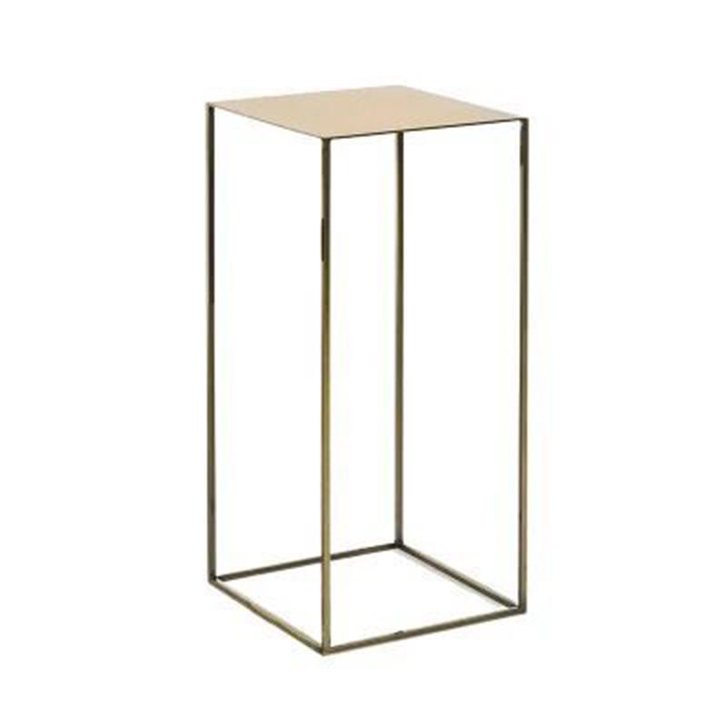 Contemporary Square Iron Side Table Simple Frame Sofa Side Table