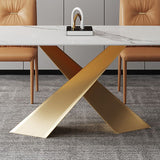 Traditional Luxury Style Table Rectangle Dining Table for Home Clearhalo ' dining_table' 'Dining Tables & Seating' 'Dining Tables' 'furn' 'furn_dining_table' 'Furniture' 'furniture_dining_table' 'Kitchen & Dining Furniture' 'kitchen&dining_furn' 'kitchen' 'kitchen_dining_table' 1200x1200_90089420-a19e-4246-bd94-d48f7a9b59da