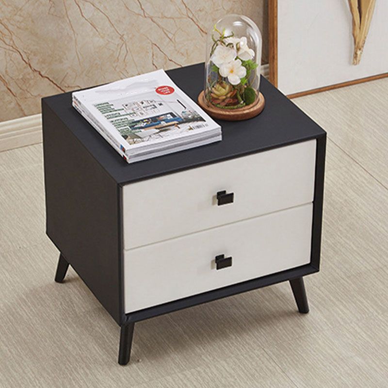 18.5" Tall Solid Wood Night Table Legs Included Bed Nightstand with 2 Drawers Clearhalo 'Bedroom Furniture' 'furn' 'furn_night_stand' 'Furniture' 'night_stand' 'Nightstands' 1200x1200_9008c365-8cb0-4205-af89-9cb515682be1