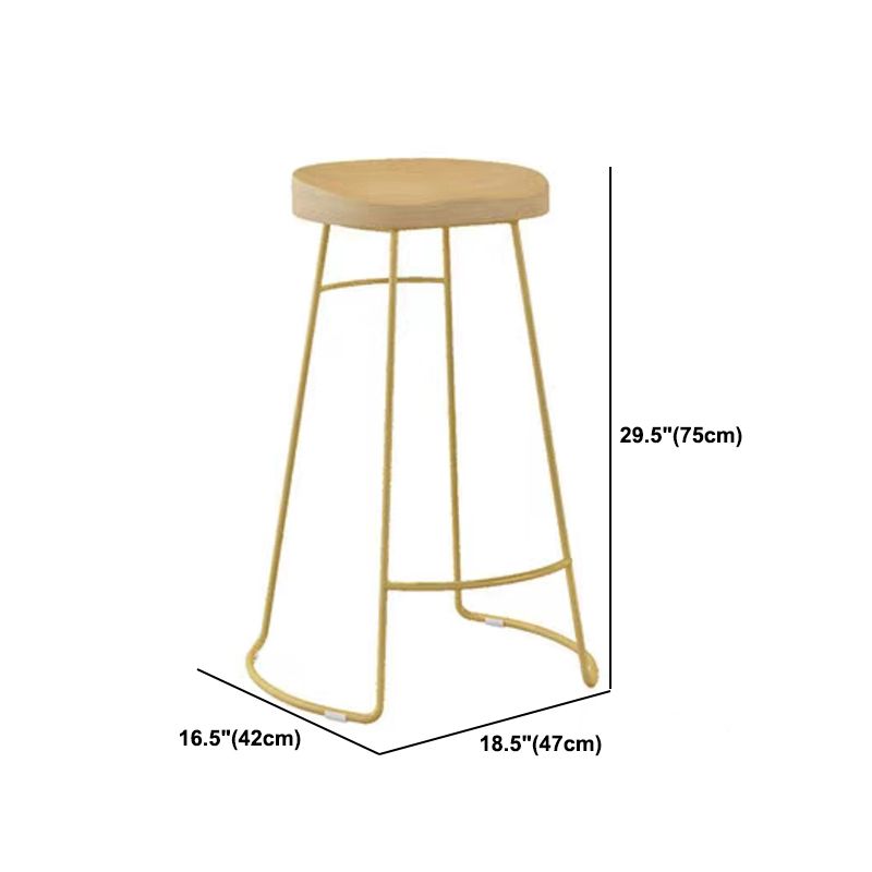 Modernes rechteckiges Kneipentisch-Set, 1/3 Bild, Tresentisch aus Holz mit rückenfreiem Hocker