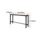 Brown Wood Top Counter Table Metal Black Legs Industrial Bar Table for Restaurant Clearhalo 'Bar Furniture' 'Bar Tables' 'bar_tables' 'furn' 'furn_bar_tables' 'Furniture' 'furniture_bar_tables' 'Kitchen & Dining Furniture' 1200x1200_900af7b0-d391-4bf7-80f7-7693f549bdf0